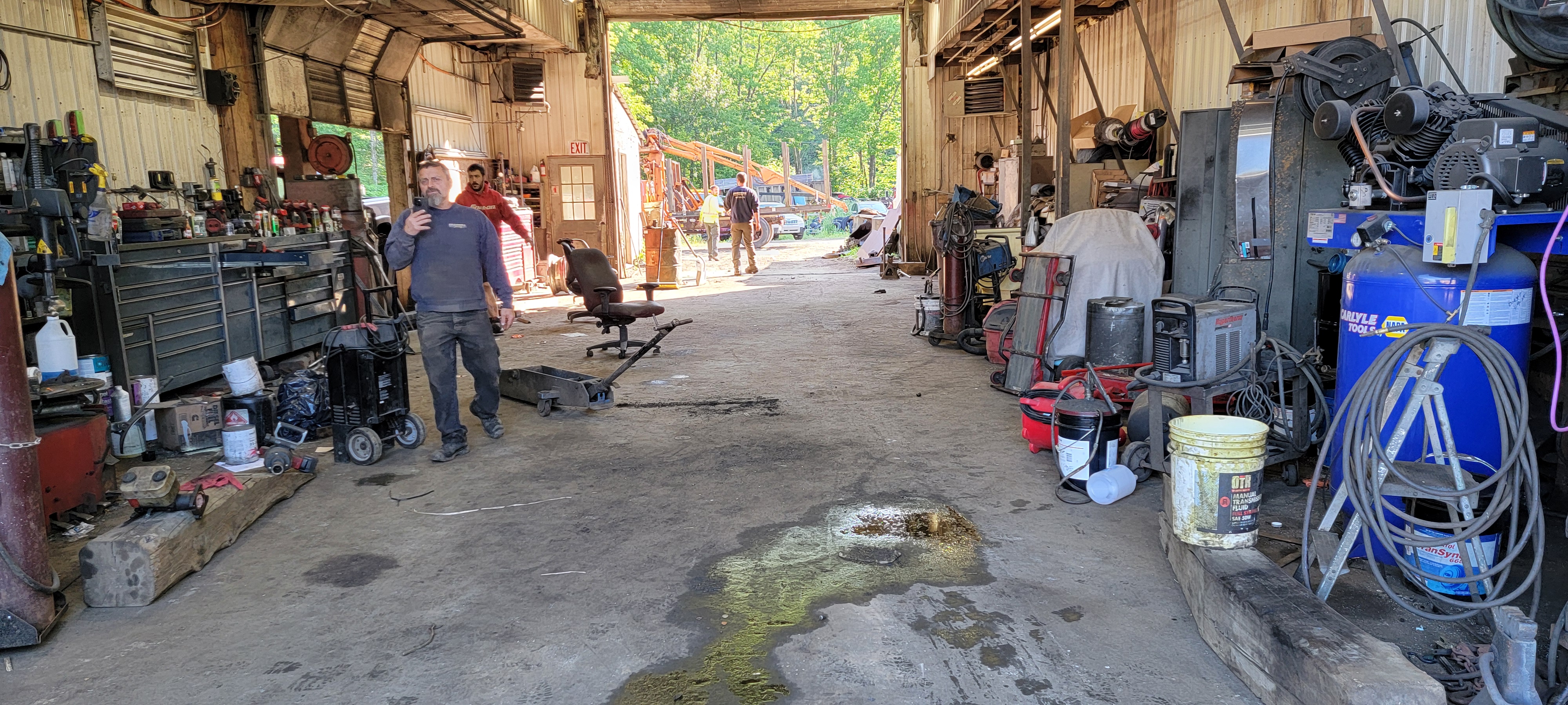 Truck Repair Shop Interior