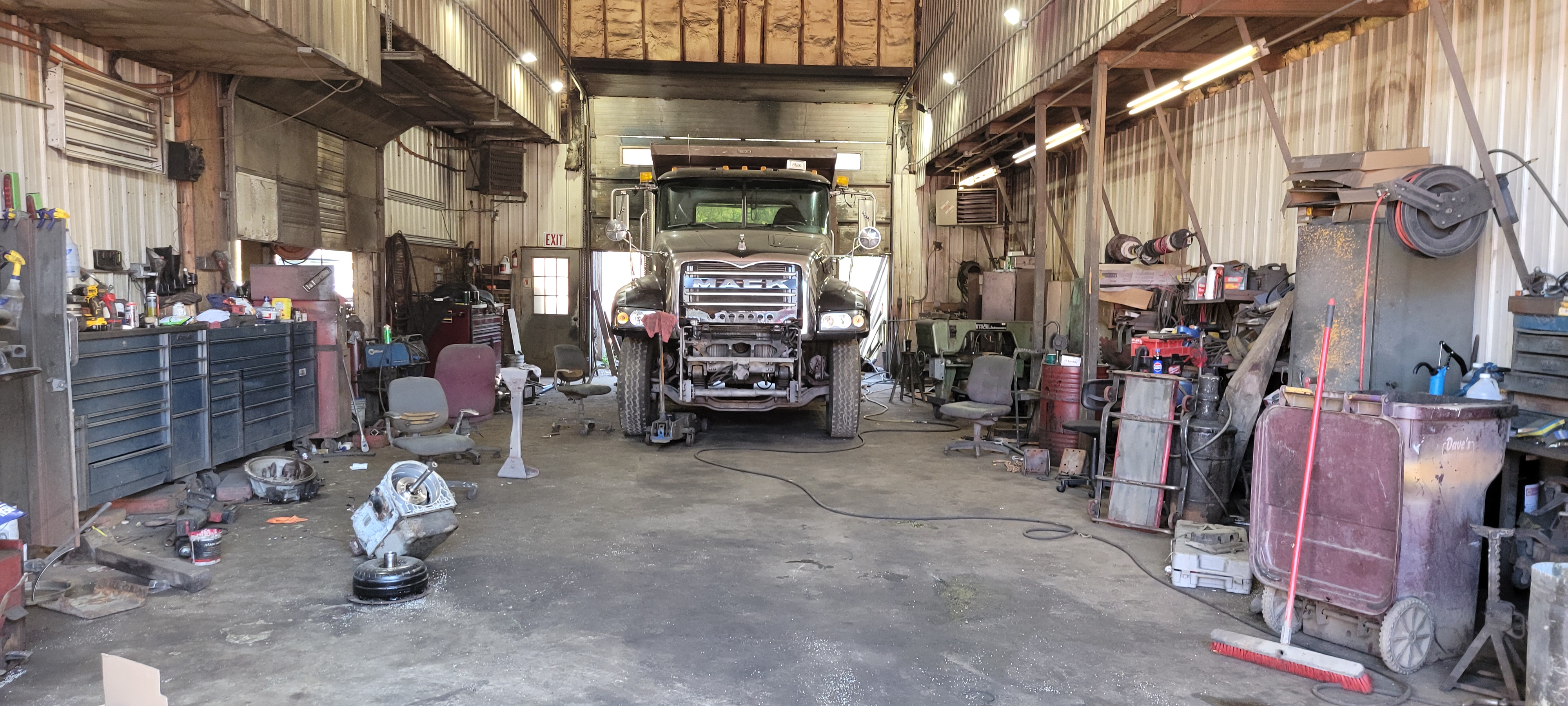 Truck Repair Shop Interior