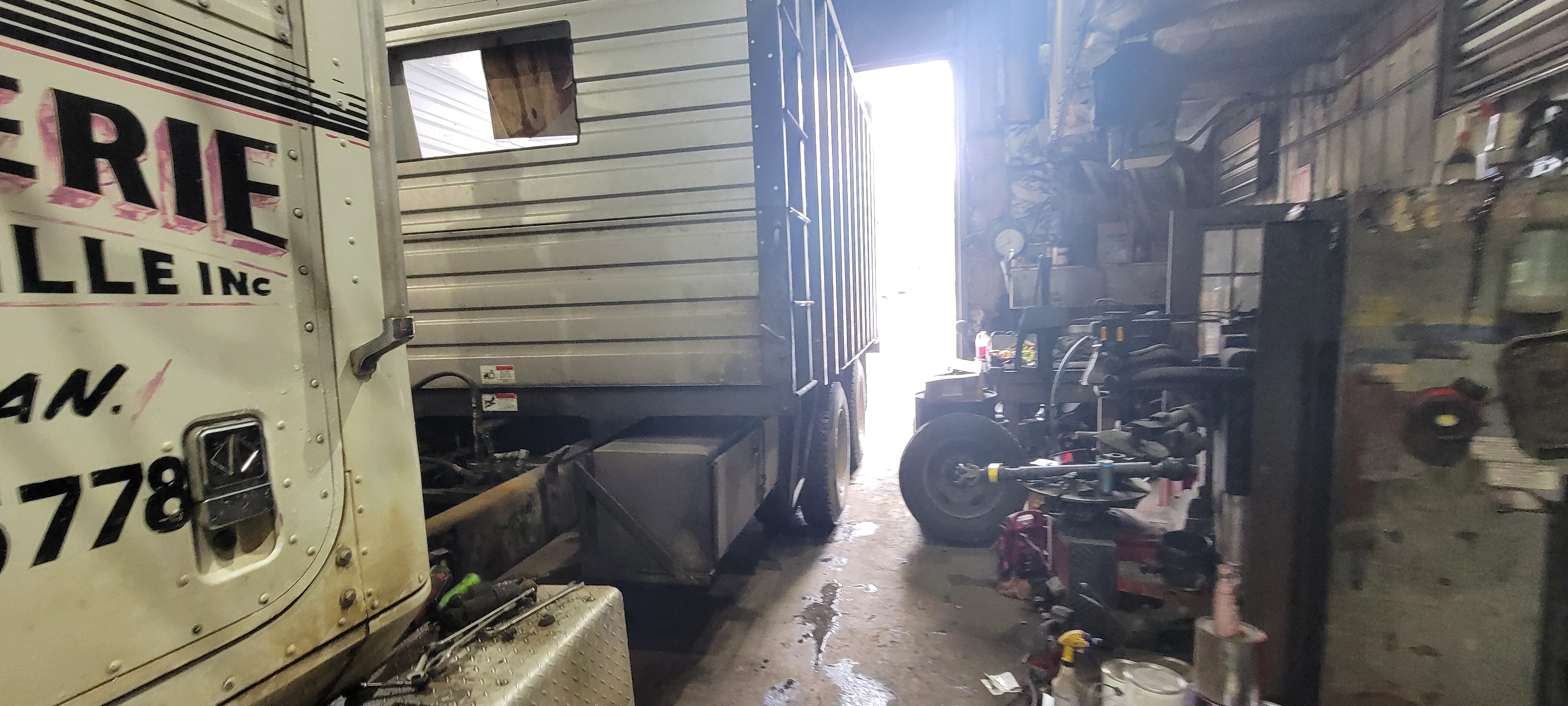 Truck Repair Shop Interior