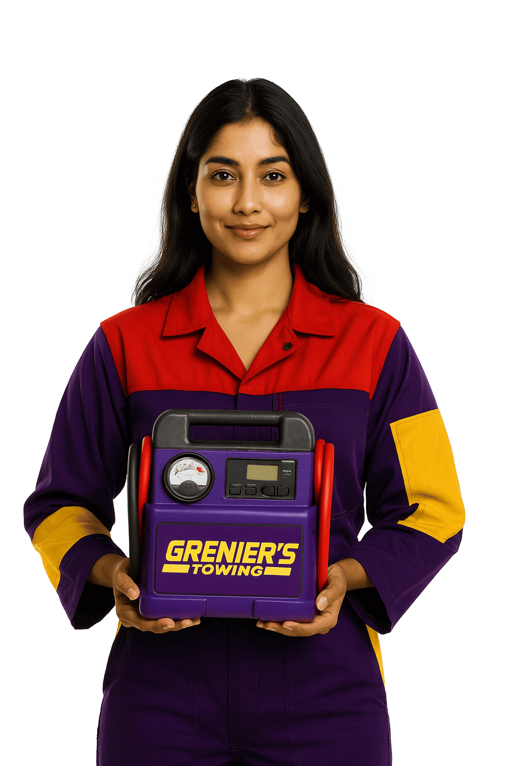 Grenier's dollies towing truck in action West Charleston VT