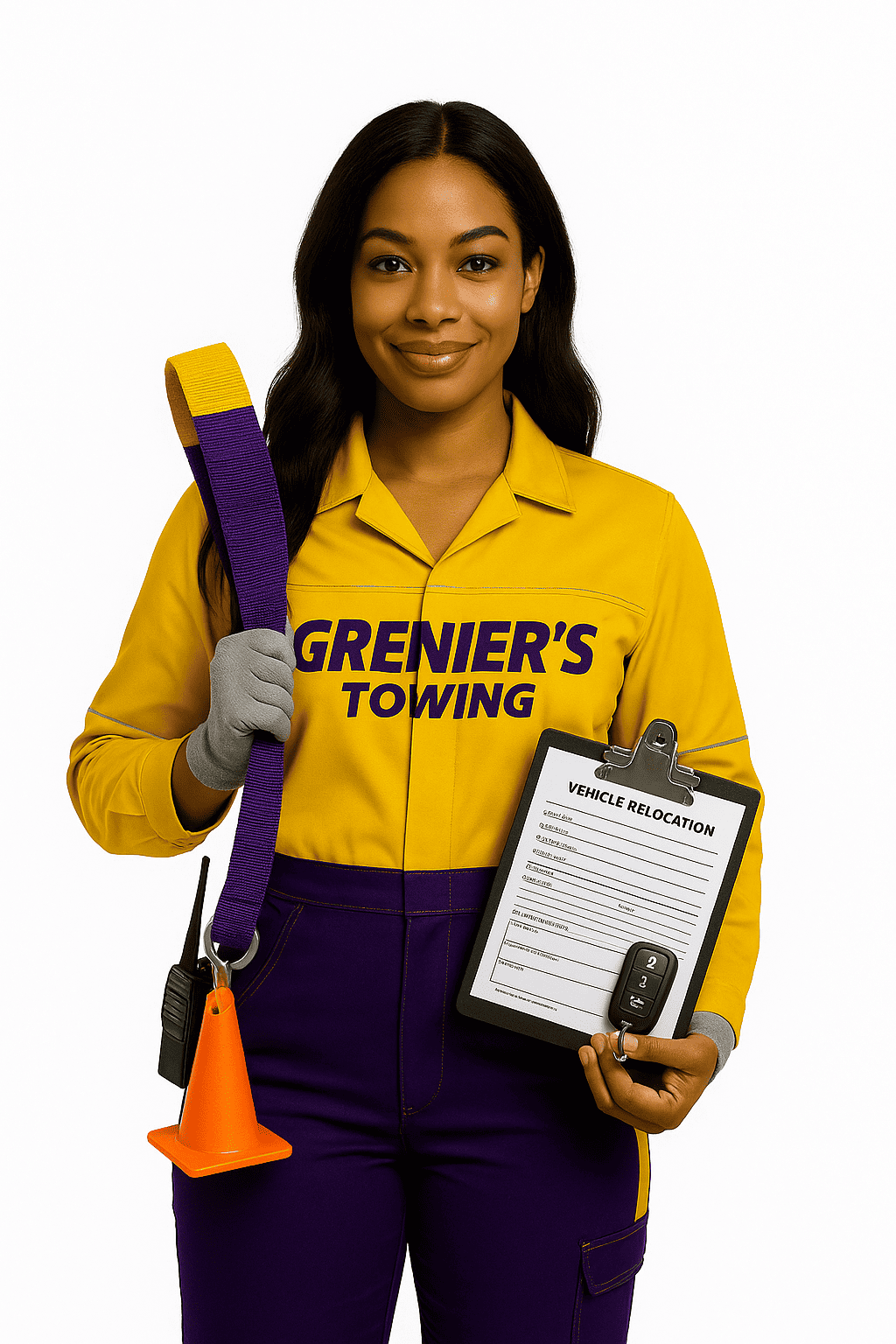 Grenier's dollies towing truck in action West Charleston VT