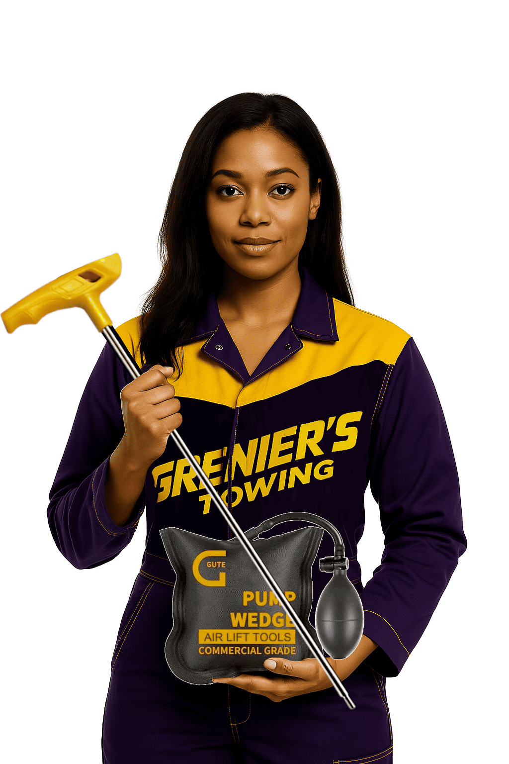 Grenier's dollies towing truck in action West Charleston VT